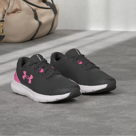 Under Armour Black and Pink Sneakers - Picture 6 of 8